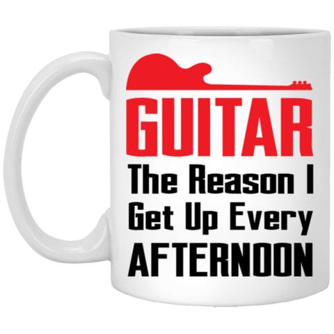 Guitar Afternoon 11 oz. White Mug 2